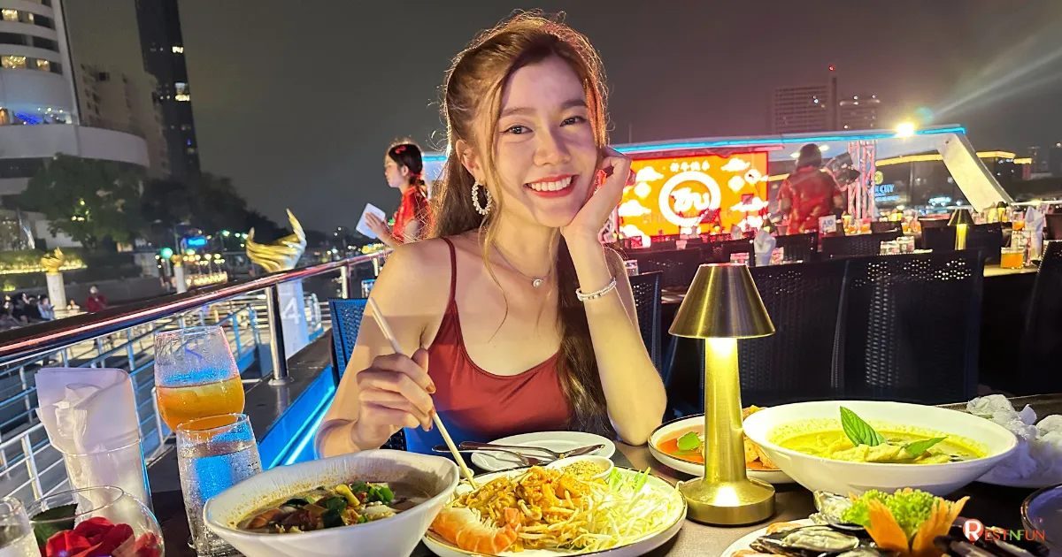 รับประทานอาหารค่ำสุดอร่อยบนเรือดินเนอร์ยูนิคอร์น ครูซ